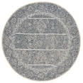 thumbnail image 1 of SAFAVIEH Aspen Marcoantonio Floral Bordered Wool Area Rug, Blue/Beige, 6' x 6' Round, 1 of 6