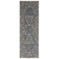 thumbnail image 1 of SAFAVIEH Aspen Marcoantonio Floral Bordered Wool Runner Rug, Blue/Beige, 2'3" x 9', 1 of 6