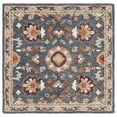 thumbnail image 1 of SAFAVIEH Aspen Marisa Tribal Area Rug, Blue/Rust, 5' x 5' Square, 1 of 8