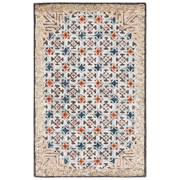 SAFAVIEH Aspen Matilda Floral Area Rug, Blue/Taupe, 5' x 8'