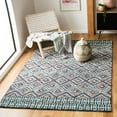 thumbnail image 1 of SAFAVIEH Aspen Maurice Geometric Wool Area Rug, Blue/Red, 8' x 10', 1 of 9