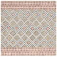 thumbnail image 1 of SAFAVIEH Aspen Maurice Geometric Wool Area Rug, Green/Red, 6' x 6' Square, 1 of 7
