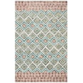 thumbnail image 1 of SAFAVIEH Aspen Maurice Geometric Wool Area Rug, Green/Red, 6' x 9', 1 of 8