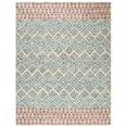 thumbnail image 1 of SAFAVIEH Aspen Maurice Geometric Wool Area Rug, Green/Red, 8' x 10', 1 of 7