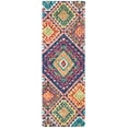thumbnail image 1 of SAFAVIEH Aspen Mia Geometric Wool Runner Rug, Blue/Multi, 2'3" x 5', 1 of 6