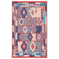 thumbnail image 1 of SAFAVIEH Aspen Mirabel Geometric Area Rug, Red/Blue, 4' x 6', 1 of 4