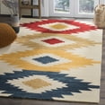 thumbnail image 1 of SAFAVIEH Aspen Mladen Southwestern Wool Area Rug, Ivory/Multi, 9' x 12', 1 of 6