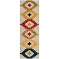 thumbnail image 1 of SAFAVIEH Aspen Mladen Southwestern Wool Runner Rug, Ivory/Multi, 2'3" x 11', 1 of 5