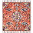 thumbnail image 1 of SAFAVIEH Aspen Nikeisha Floral Wool Area Rug, Red/Gold, 5' x 5' Square, 1 of 8
