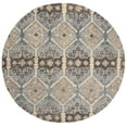 thumbnail image 1 of SAFAVIEH Aspen Noweel Geometric Wool Area Rug, Light Blue/Cream, 9' x 9' Round, 1 of 5