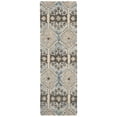 thumbnail image 1 of SAFAVIEH Aspen Noweel Geometric Wool Runner Rug, Light Blue/Cream, 2'3" x 5', 1 of 5