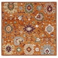 thumbnail image 1 of SAFAVIEH Aspen Quinten Tribal Area Rug, Rust/Green, 5' x 5' Square, 1 of 4