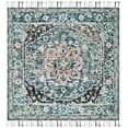 thumbnail image 1 of SAFAVIEH Aspen Rihanna Oriental Area Rug, Pink/Blue, 9' x 9' Square, 1 of 8