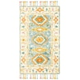 thumbnail image 1 of SAFAVIEH Aspen Ronnette Floral Bordered Wool Runner Rug, Blue/Ivory, 2'3" x 5', 1 of 6