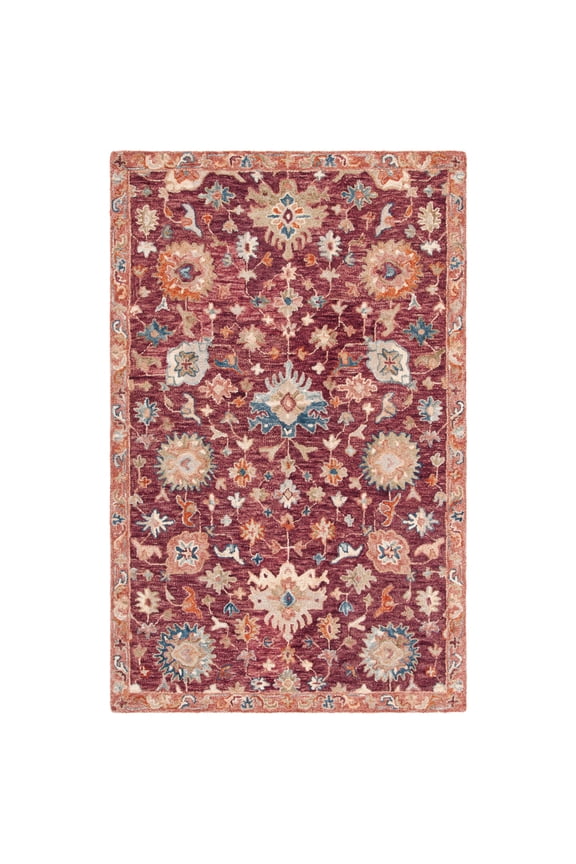 Aspen Rupert Tribal Area Rug, Red/Pink, 3' x 5'