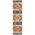 thumbnail image 1 of SAFAVIEH Aspen Tessan Southwestern Wool Runner Rug, Navy/Ivory, 2'3" x 8', 1 of 8