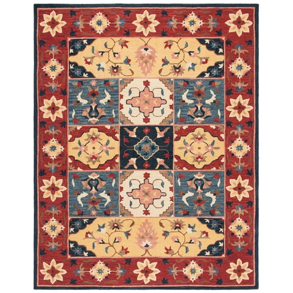 SAFAVIEH Aspen Timothy Oriental Area Rug, Red/Gold, 9' x 12'