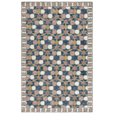SAFAVIEH Aspen Vincent Geometric Area Rug, Grey/Pink, 8' x 10'