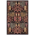 thumbnail image 1 of SAFAVIEH Aspen Wilhelmina Floral Wool Area Rug, Black/Red, 4' x 6', 1 of 10