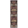 thumbnail image 1 of SAFAVIEH Aspen Wilhelmina Floral Wool Runner Rug, Black/Red, 2'3" x 13', 1 of 10