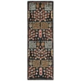 thumbnail image 1 of SAFAVIEH Aspen Wilhelmina Floral Wool Runner Rug, Black/Red, 2'3" x 8', 1 of 10