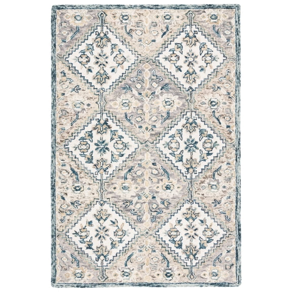 SAFAVIEH Aspen Zahara Geometric Area Rug, Grey/Ivory, 8' x 10'