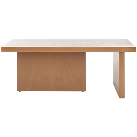 SAFAVIEH Assana Modern Rectangle Coffee Table, Sand (47.2 in. W x 23.6 in. D x 19.7 in. H)