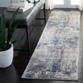 thumbnail image 1 of SAFAVIEH Aston Adrasteia Abstract Runner Rug, Gray/Navy, 2' x 11', 1 of 11