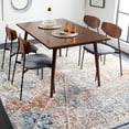 thumbnail image 1 of SAFAVIEH Aston Alys Abstract Area Rug, Ivory/Navy, 6'7" x 6'7" Square, 1 of 12