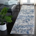 thumbnail image 1 of SAFAVIEH Aston Augustine Abstract Runner Rug, Gray/Navy, 2' x 8', 1 of 11
