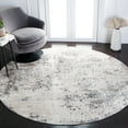 thumbnail image 1 of SAFAVIEH Aston Calanthia Abstract Area Rug, Ivory/Gray, 6'7" x 6'7" Round, 1 of 11