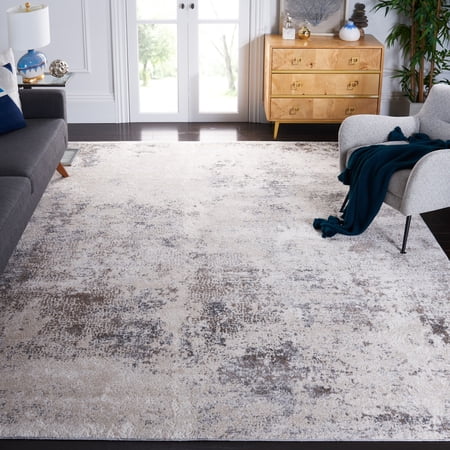 SAFAVIEH Aston Calanthia Abstract Area Rug, Ivory/Gray, 8' x 10'