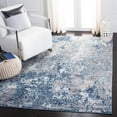 thumbnail image 1 of SAFAVIEH Aston Calanthia Abstract Area Rug, Navy/Gray, 5'3" x 5'3" Square, 1 of 11