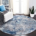 thumbnail image 1 of SAFAVIEH Aston Calanthia Abstract Area Rug, Navy/Gray, 6'7" x 6'7" Round, 1 of 10