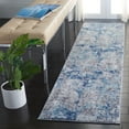 thumbnail image 1 of SAFAVIEH Aston Calanthia Abstract Runner Rug, Navy/Gray, 2' x 13', 1 of 10