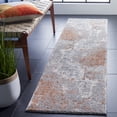 thumbnail image 1 of SAFAVIEH Aston Charmaine Abstract Runner Rug, Gray/Rust, 2' x 8', 1 of 11
