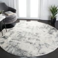 thumbnail image 1 of SAFAVIEH Aston Georgiana Abstract Area Rug, Ivory/Gray, 6'7" x 6'7" Round, 1 of 11