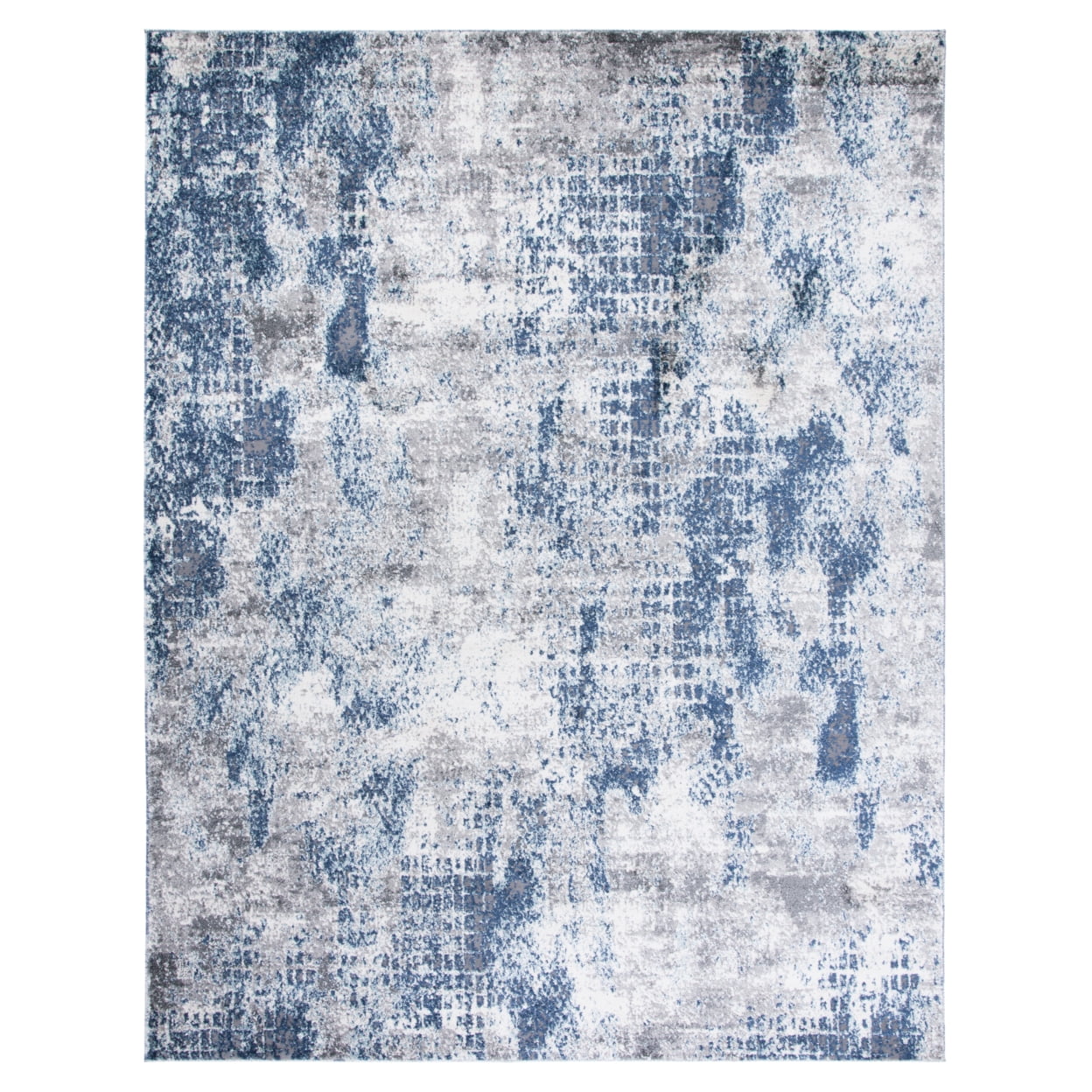 SAFAVIEH Aston Georgiana Abstract Area Rug, Navy/Grey, 3' x 5 ...
