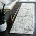 thumbnail image 1 of SAFAVIEH Aston Georgiana Abstract Runner Rug, Ivory/Gray, 2' x 8', 1 of 11