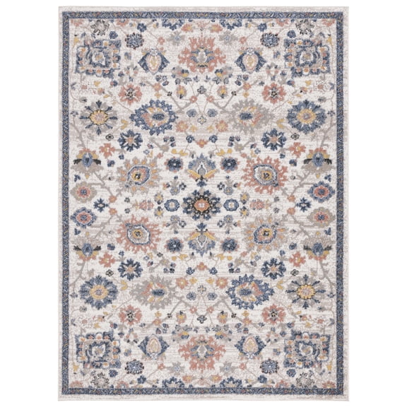 SAFAVIEH Astoria Mordikai Traditional Area Rug, Beige/Blue, 4' x 6'