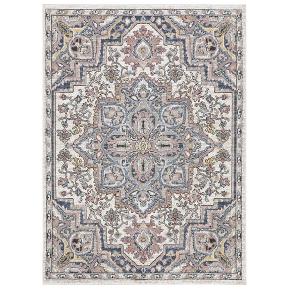SAFAVIEH Astoria Tobin Traditional Area Rug, Ivory/Beige, 5'3" x 7'6"