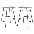 thumbnail image 1 of SAFAVIEH Atara Rattan Seat Counter Stool Grey, Grey, 1 of 5