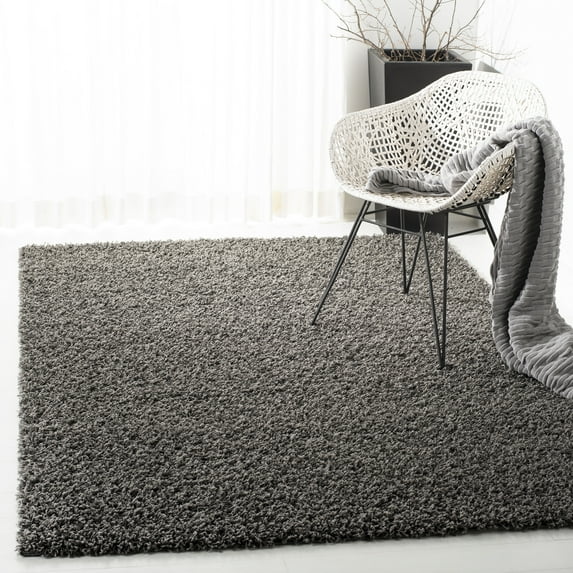 Safavieh Athens Talia Solid Shag Area Rug, Dark Gray, 3' x 5'