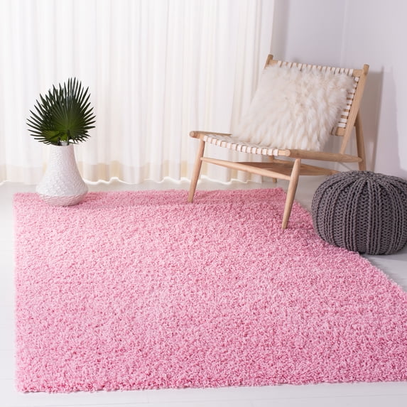 Safavieh Athens Talia Solid Shag Area Rug, Pink, 9' x 12'