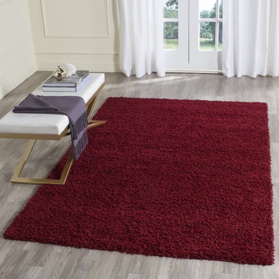 Safavieh Athens Talia Solid Shag Area Rug, Red, 8' x 10'