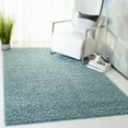 thumbnail image 1 of Safavieh Athens Talia Solid Shag Area Rug, Seafoam, 3' x 5', 1 of 12