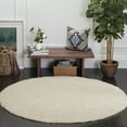 thumbnail image 1 of Safavieh Athens Talia Solid Shag Area Rug, Off White, 6'7" x 6'7" Round, 1 of 9