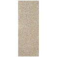 thumbnail image 1 of SAFAVIEH Athens Solid Plush Shag Runner Rug, Beige, 2'3" x 8', 1 of 7