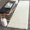 thumbnail image 1 of Safavieh Athens Talia Solid Shag Runner Rug, Off White, 2'3" x 8', 1 of 10