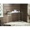 thumbnail image 1 of SAFAVIEH Atka Modern Glam Acrylic Console Table, Clear, 1 of 5